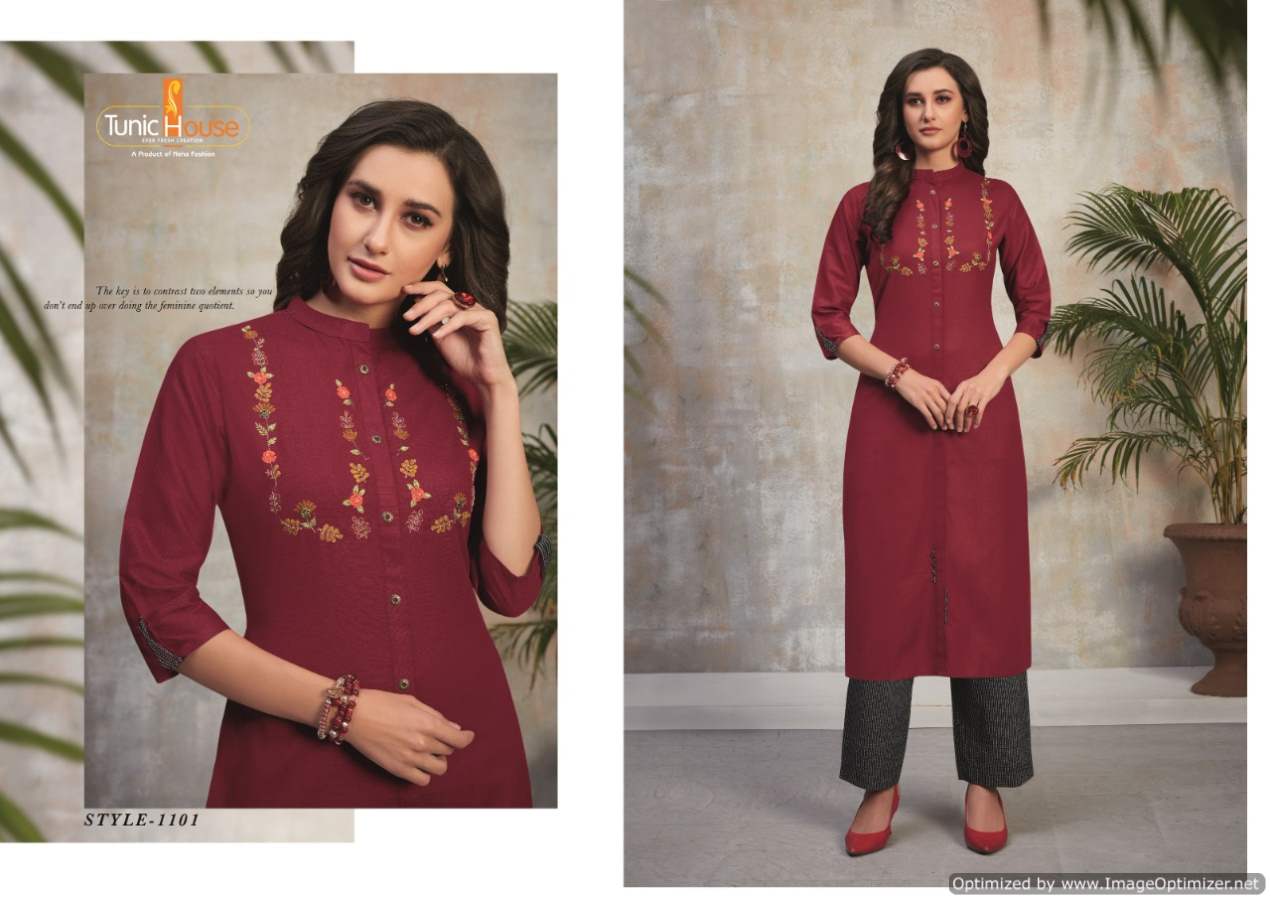 Tunic House Najuk 2 Latest Ethnic Wear Kurti With Bottom Collection